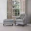 Fauteuil à coussin en duvet capitonné Devan-36413223-36413206-41452780