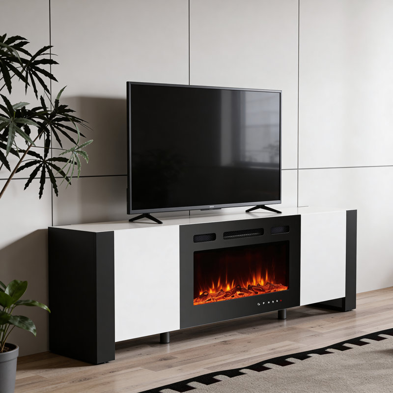 Unfinished with Fireplace Included, 190cm L * 33cm D * 54cm H
