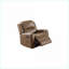 Fauteuils inclinables, fauteuil inclinable manuel moderne avec design capitonné | Cuir d'unité centrale | Châtaignier