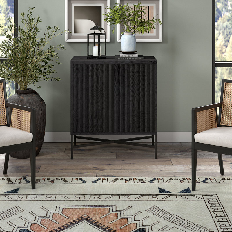 Ceeva Accent Cabinet, Black Grain