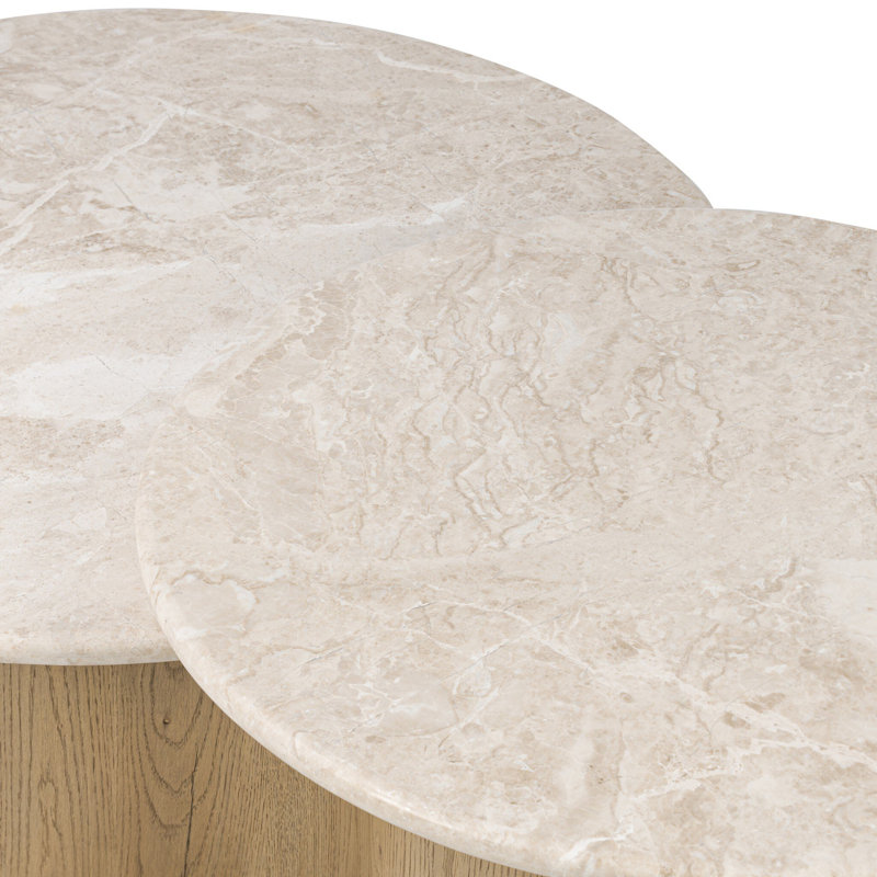 Toro Coffee Table-Cappuccino Marble