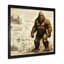 Mystical Bigfoot Blueprint II - art mural Bigfoot-525940982-525940984