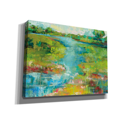 «Spring Marsh» par Jeanette Vertentes, art mural sur toile