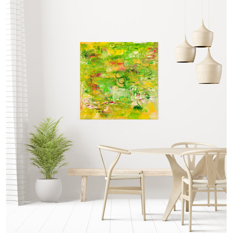 Green Life Force Painting by Irina Gorbman