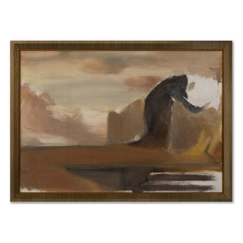 Untitled Print by Grand Archives, Gold Single Picture Framed