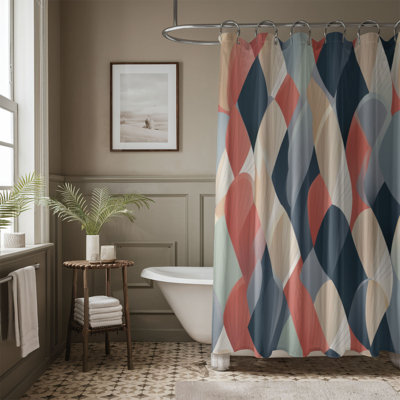 Rideau de douche Eclectic Abstract - Premium