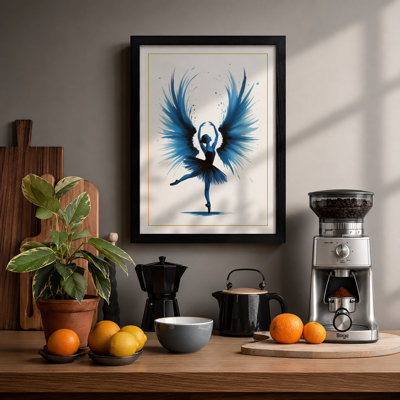 Ballet in Motion Modern - Framed Print