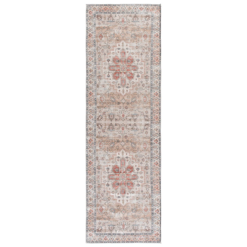 Maritess Machine Washable Southwestern Rug, Runner 2'6" x 8'