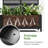 Metal Planter Box with Trellis with Wheels-1496746829
