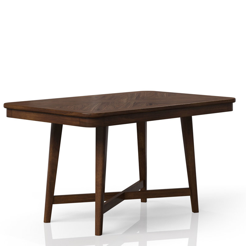 Table de salle à manger Cherry Finish, 54 po x 34 po, en bois massif