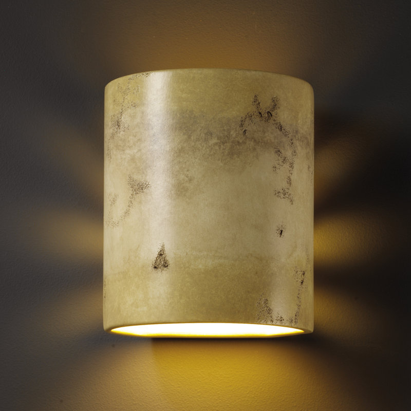 Sun Dagger Ceramic LED Flush Mounted Sconce