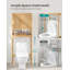 Armoire de rangement au-dessus de la toilette