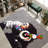 Soft Pile Printed Rug Emblazoned with Intricate Floral and Leaf Design for Enhancing Home Decor Elegance-1490419302