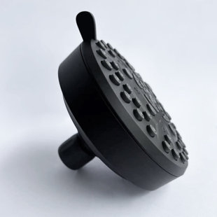 Pomme de douche à haute pression avec 10 modes de jet, pomme de douche à effet pluie fixe de 4,7 pouces avec rotule pivotante réglable, accessoires de salle de bain