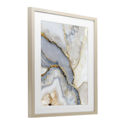 «Glitterering Layers of Agate», reproduction encadrée sous verre, conception de Svetlana Aleynikova