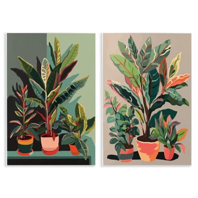 " Various House Plants " by Ziwei Li 2 - Pieces