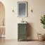 Ensemble de meuble-lavabo simple autoportant de 18 po avec plateau-1686608267
