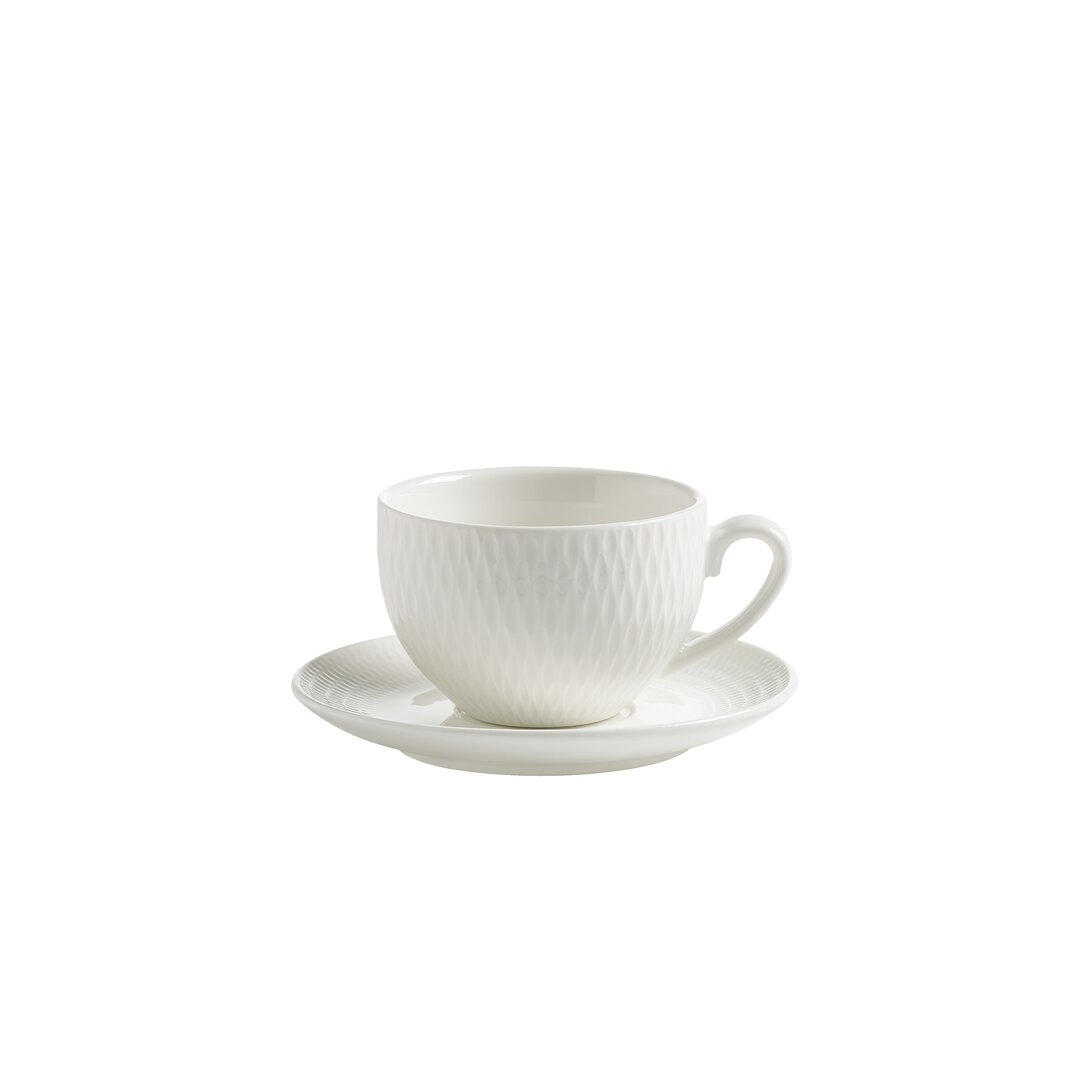 Espressotasse & Untertasse Diamonds aus Bone China