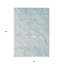 Tapis extérieur lavable abstrait 8 pi x 10 pi aigue-marine et ivoire