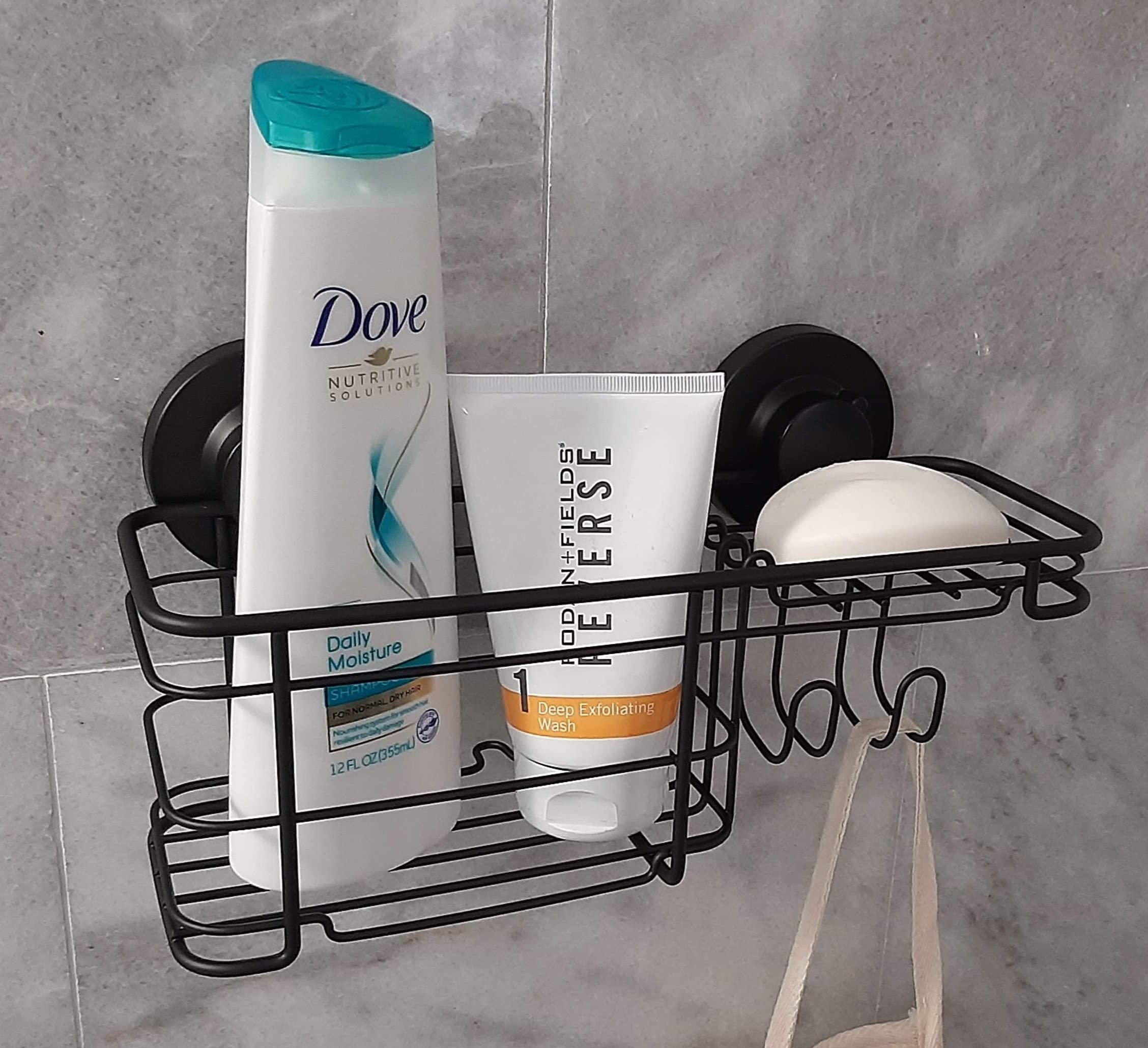 Brayden Studio® Combo Shower Caddy Organizer Vacuum Suction Cup Mount ...