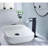Waterfall Spout Bathroom Faucet,Single Handle Bathroom Vanity Sink Faucet-121292255