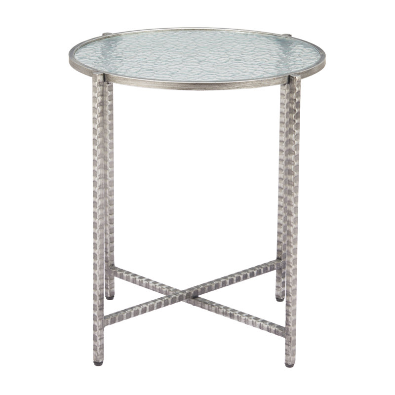 Vetro Side Table Silver