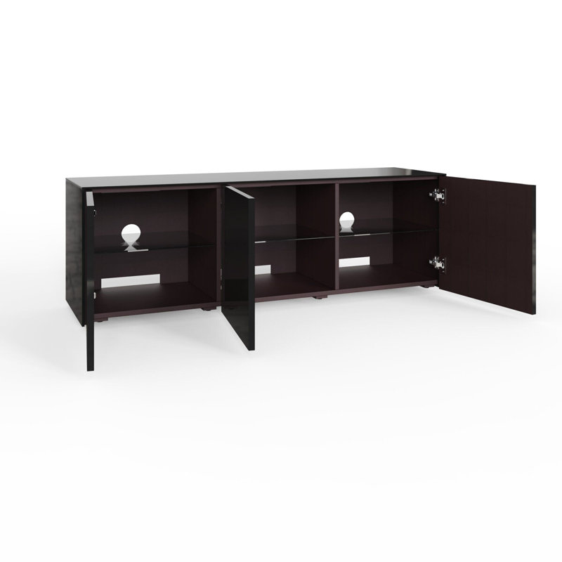 INTEL 1500 TV Cabinet, Black