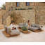 Sticks Outdoor Rectangle Teak Coffee Table