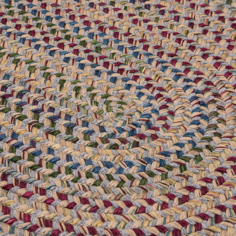 Tapis gris en laine Entwistle, Ovale 3 pi x 5 pi