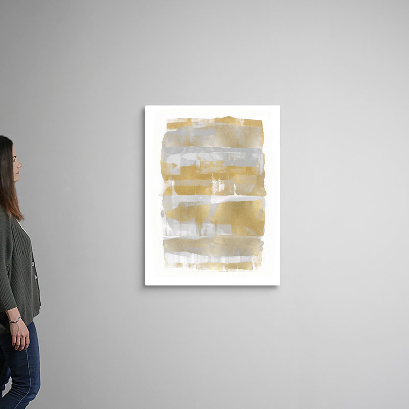 Reproduction d’art sur toile, "abstract expression Light" par David Moore, Toile tendue, H 40 po x l 30 po x P 1,25 po
