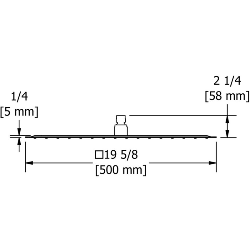 19.63" Rain Showerhead