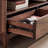 Black walnut simple TV cabinet