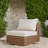 Windsor Aluminum Rattan Patio Swivel Lounge Chair
