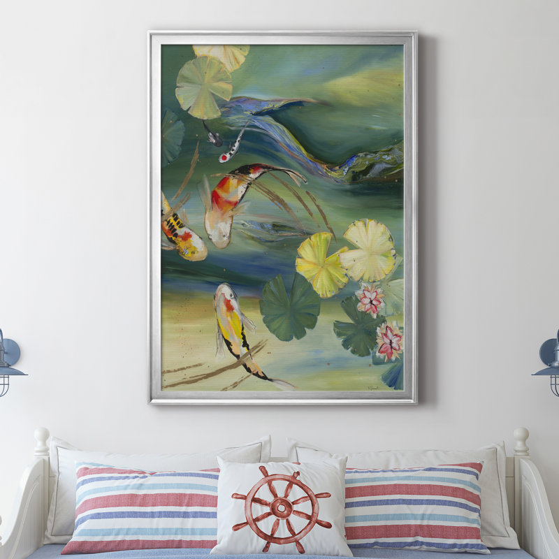 Toile encadrée de qualité supérieure «A MOMENT IN TEMPS», H 26,5 po x l 36,5 po x P 1,5 po, Toile avec cadre argenté