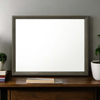 Miroir Ilana 45 po x 35 po, finition grise