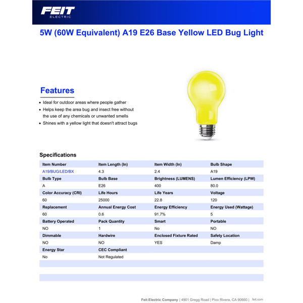 Product Dimensions