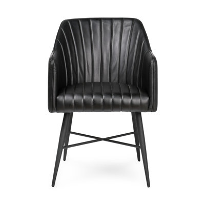 Leon Leather Upholstered Arm Chair