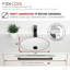Lavabo de salle de bain ovale encastré blanc L 1/2 1/2 po STY sujets Horizon