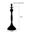 Antibes 55cm Metal Candlestick Style Table Lamp Base Only-975730655
