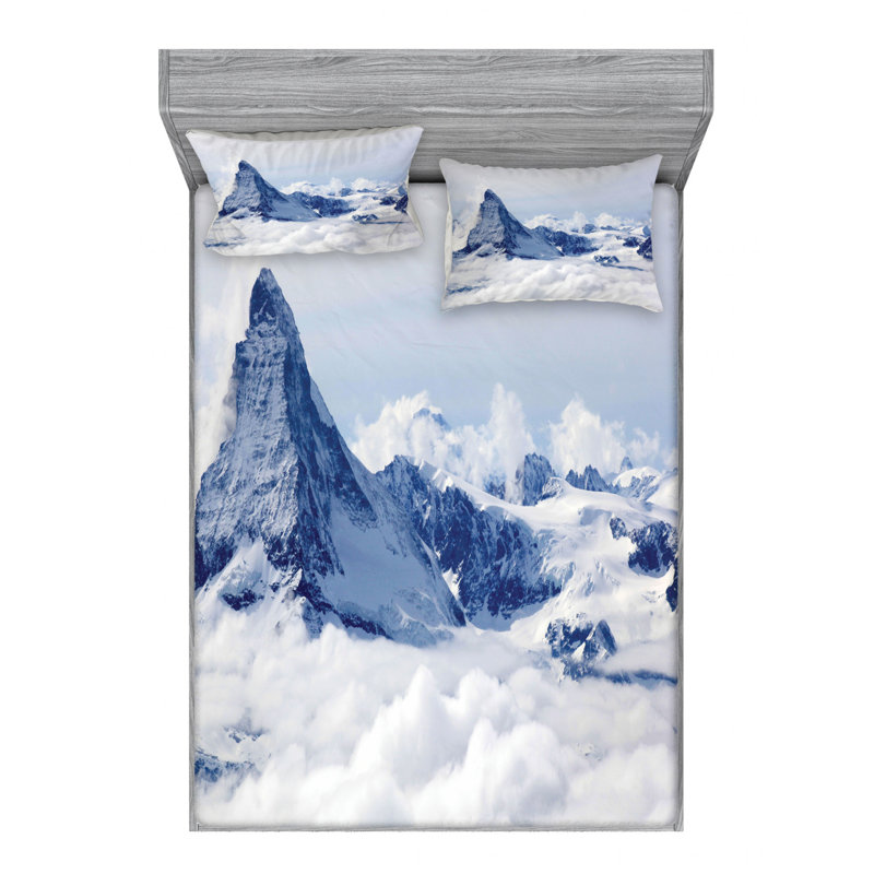 Microfiber Sheet Set, Full Sheet Set with Fitted Sheet