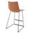Stange Upholstered Counter Stool with Metal Frame-1390508624