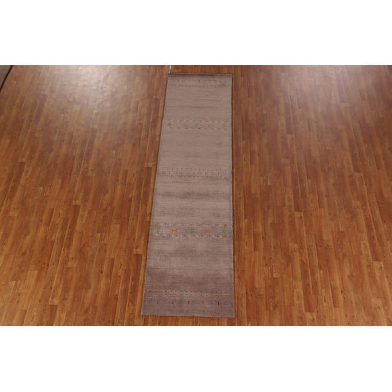 Tapis tribal brun Gabbeh 3 x 10