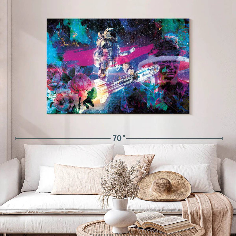 Oberle Astronaut And Peonies