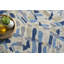 Botanica Navy/Ivory/Multi New Zealand Wool hand-tufted Area Rug-2102061609