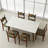 6 - Person White Rectangular Sintered Stone Stone Tabletop Dining Table Set