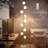 Midcentury Modern 9-Light Floor Lamp With Marble Base - Elegant Gold Finish For Living Room, Bedroom, Office
