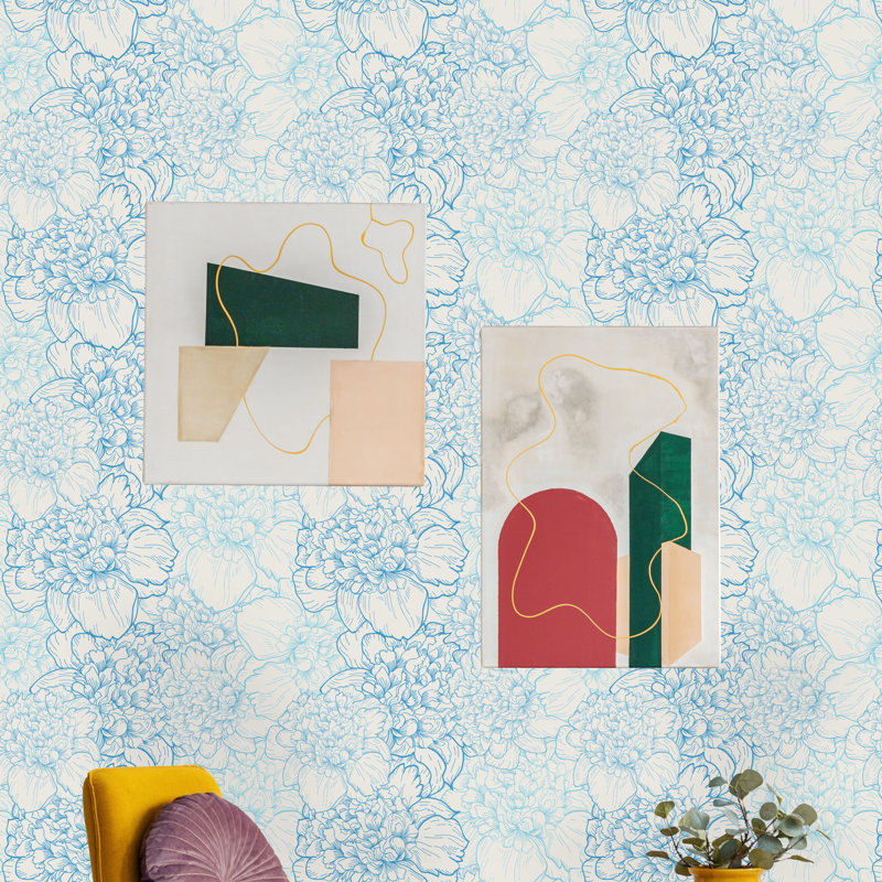 Rouleau de papier peint à peler et coller Oswaldo, L 16,67 po x l 25 po