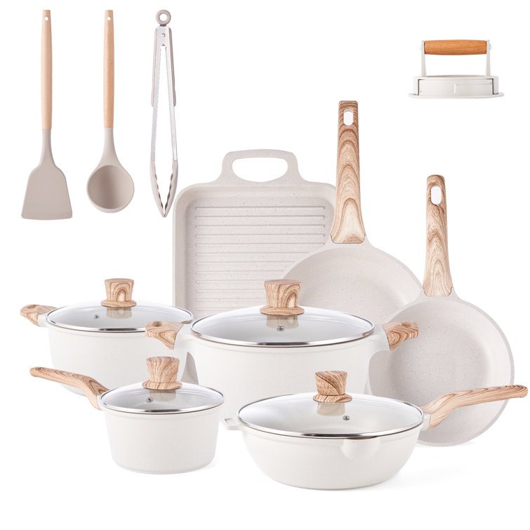 Caannasweis Pots and Pans Nonstick Cookware Sets Pot Set for