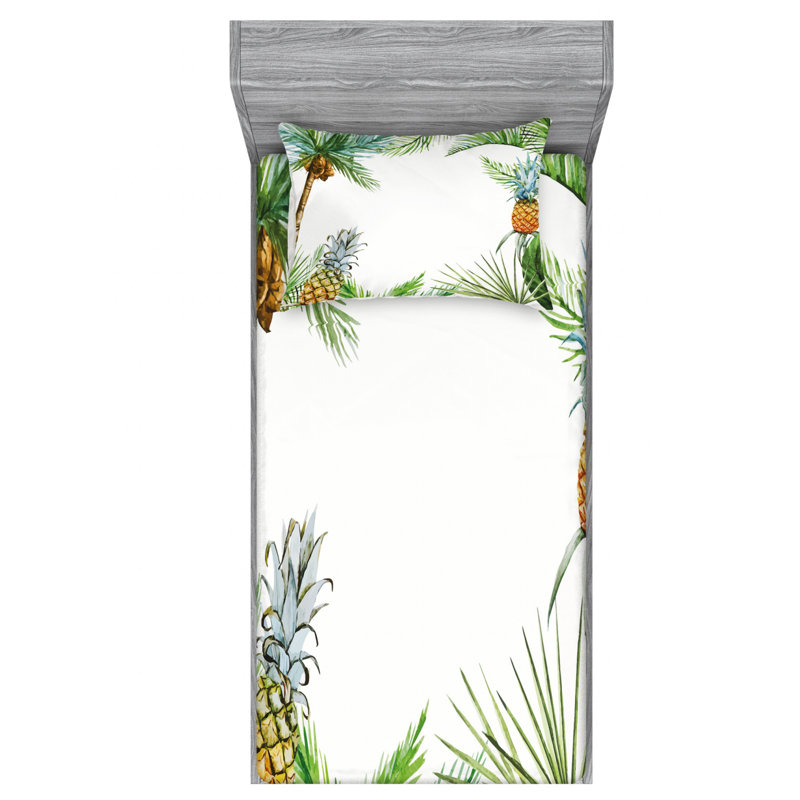 Microfiber Sheet Set, Twin XL Sheet Set with Fitted Sheet