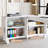 L Shaped Desk With Storage Cabinet, 59 Inch Corner Computer Desk Home Office Desk-101583629